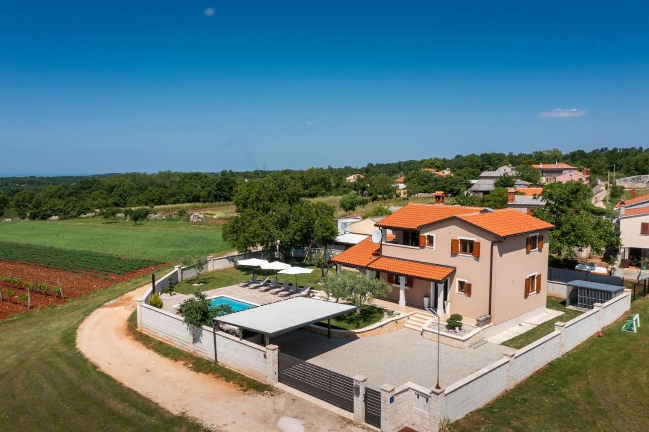 Activity Villa Gita With Pool And Grill In Tinjan Екстер'єр фото